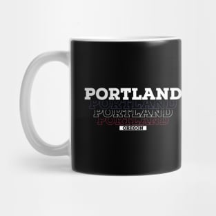 Portland Oregon USA Vintage Mug